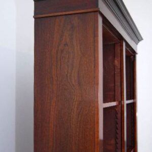 Antique Victorian Mahogany Open Bookcase