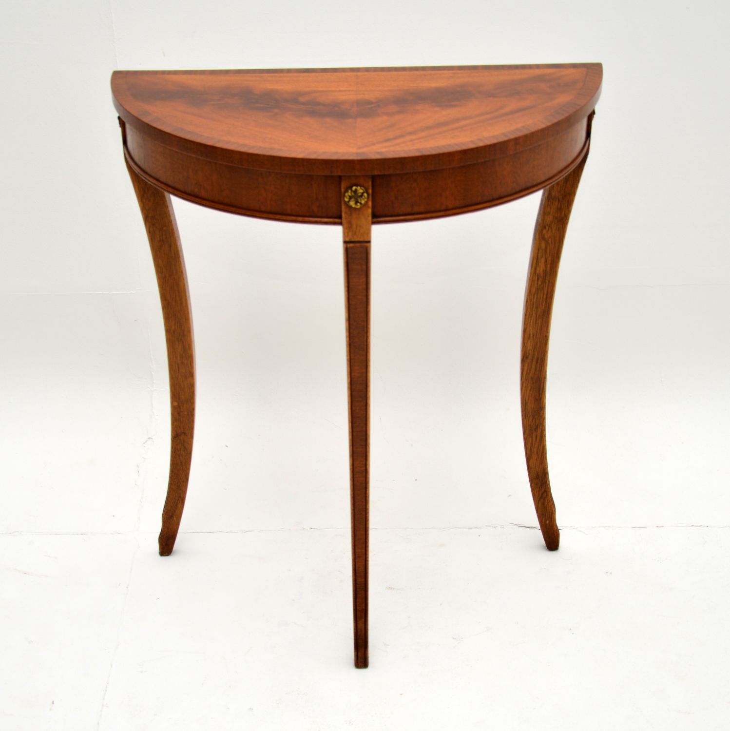 antique regency style mahogany console table