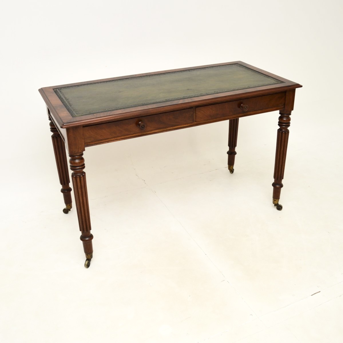 Antique Victorian Mahogany Writing Table / Desk
