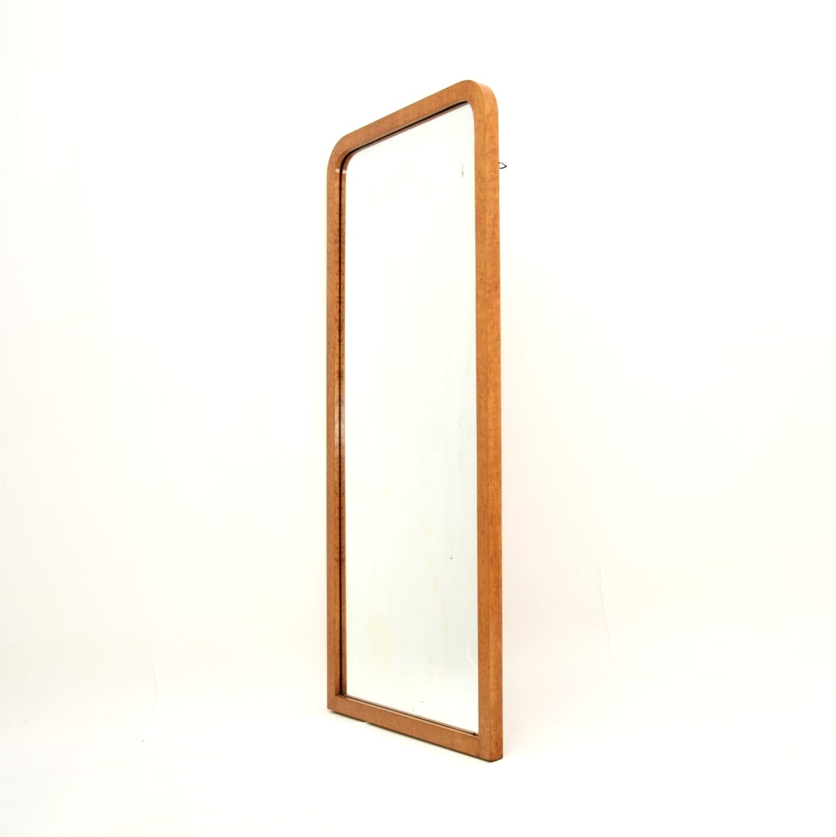 Art Deco Birds Eye Maple Mirror