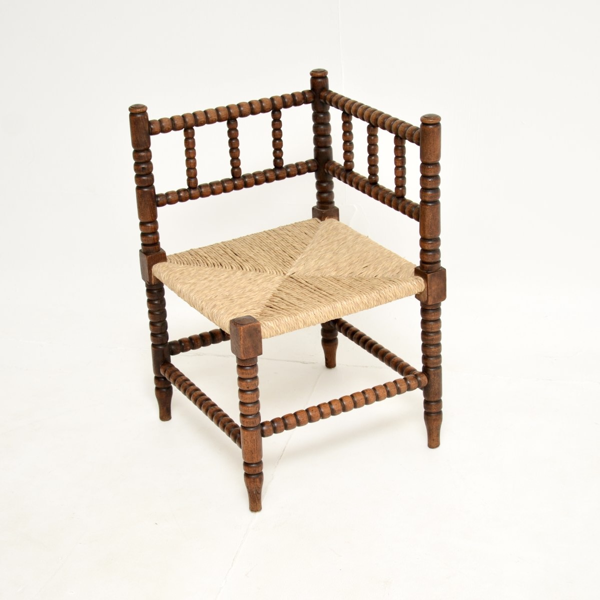 Antique Oak Bobbin Chair