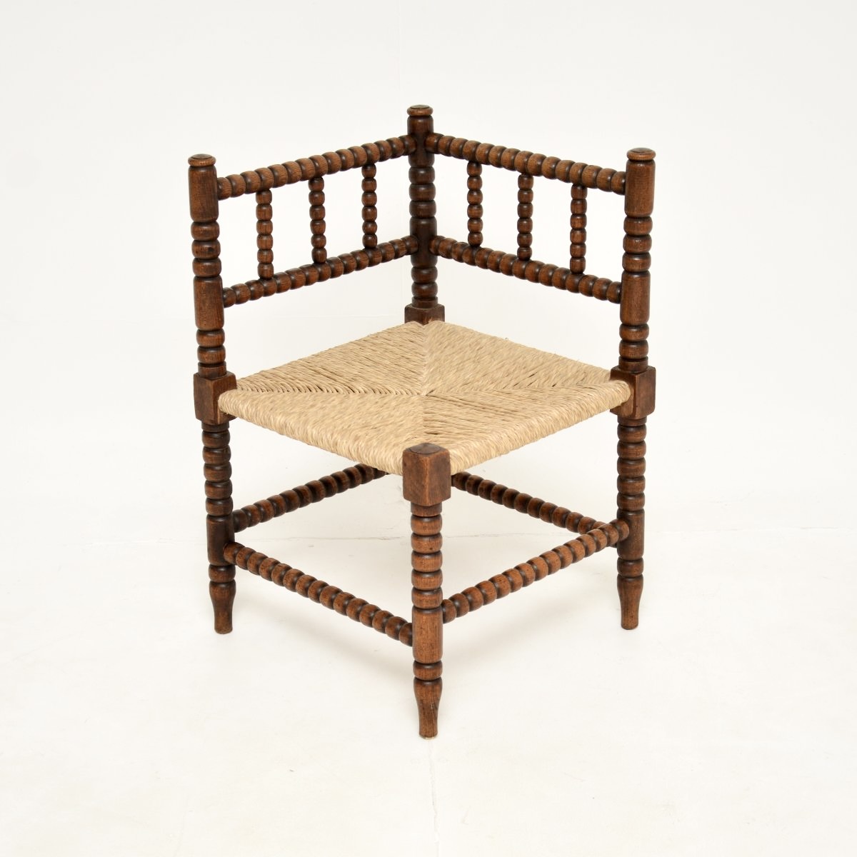 Antique Oak Bobbin Chair