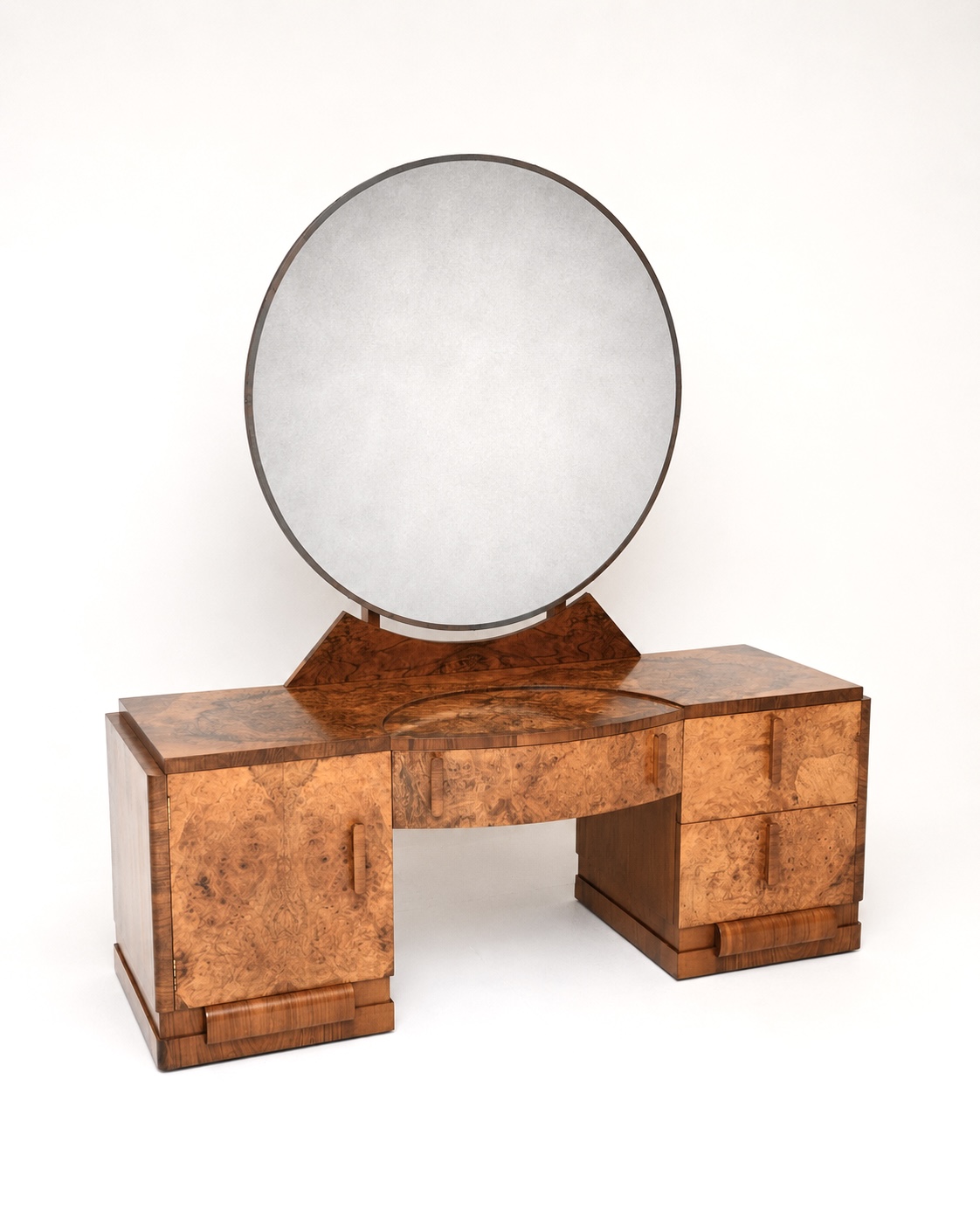Art Deco Burr Walnut Dressing Table