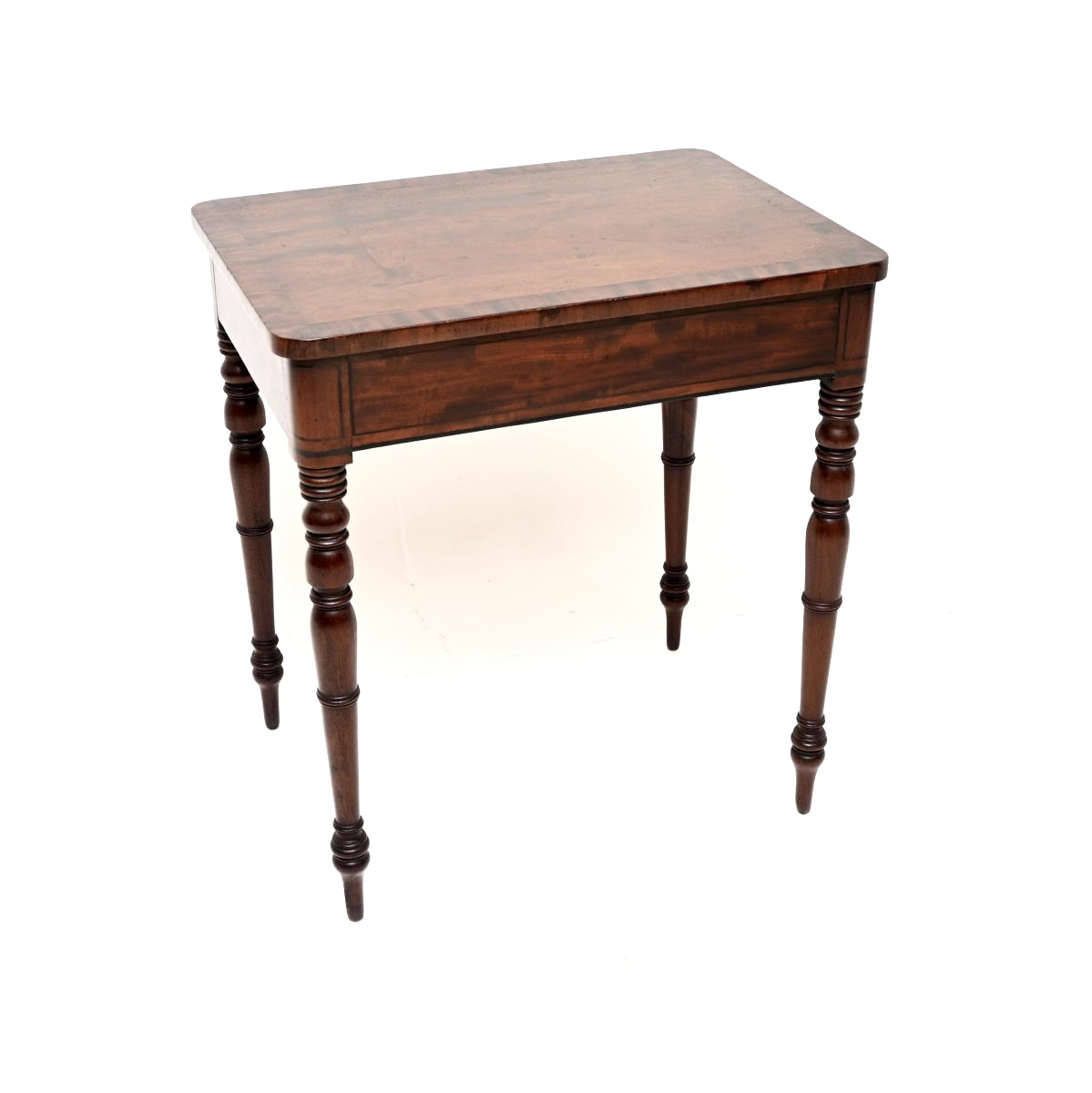 Antique Georgian Period Mahogany Side Table